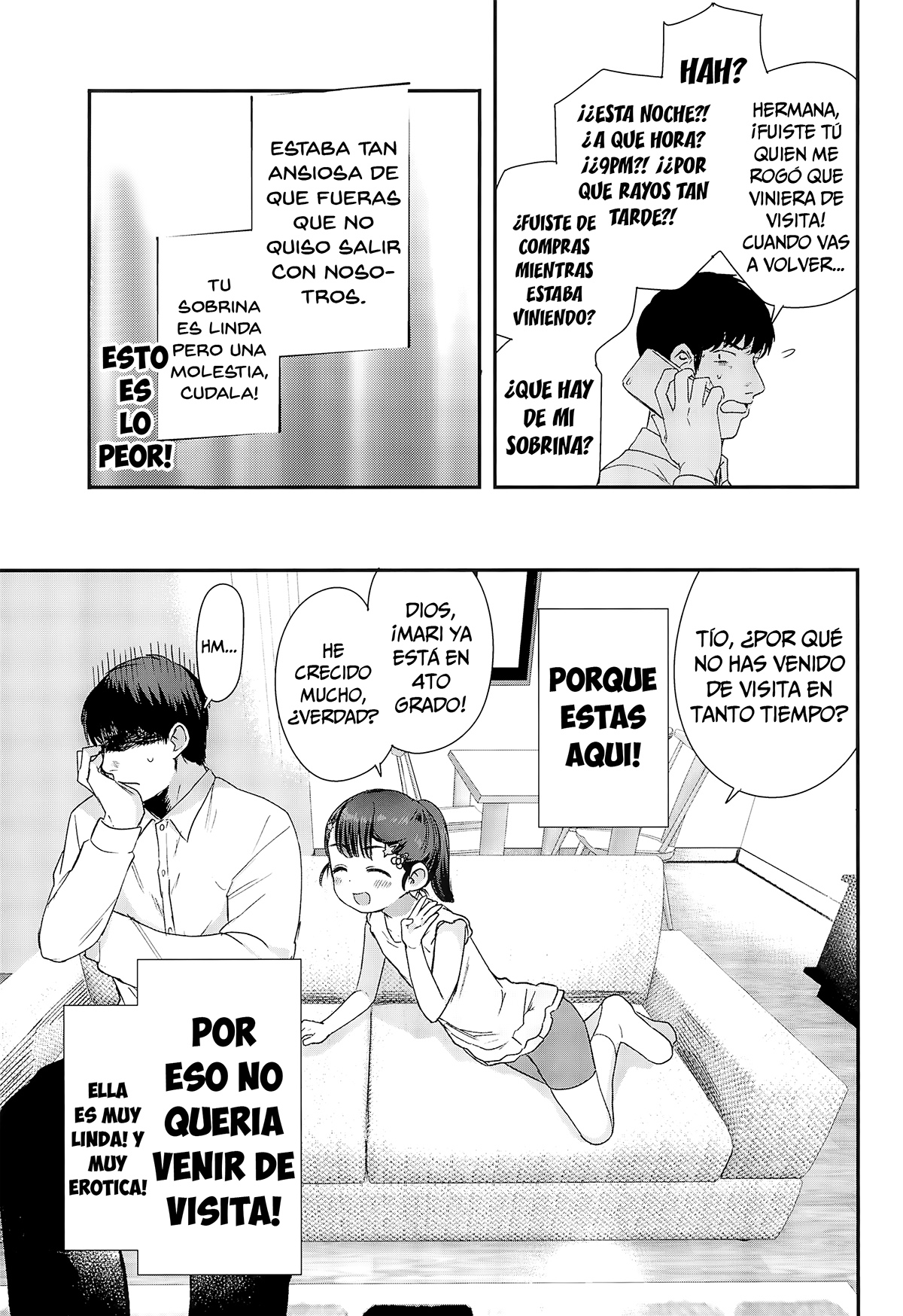 Omae ga Iru kara Kaeritaku Nakatta noni | I Can't Visit My Family-Home Because My Niece Lives There! page 5 full