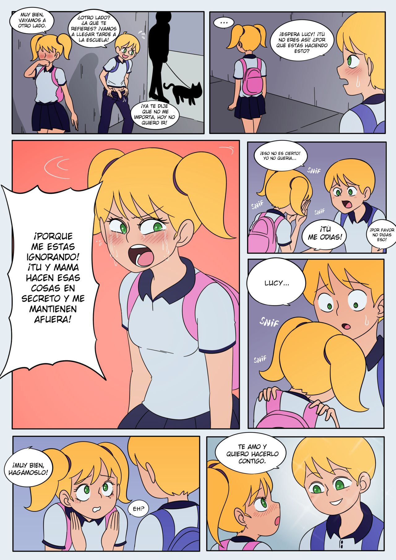 Family Secret Comic page 6 full