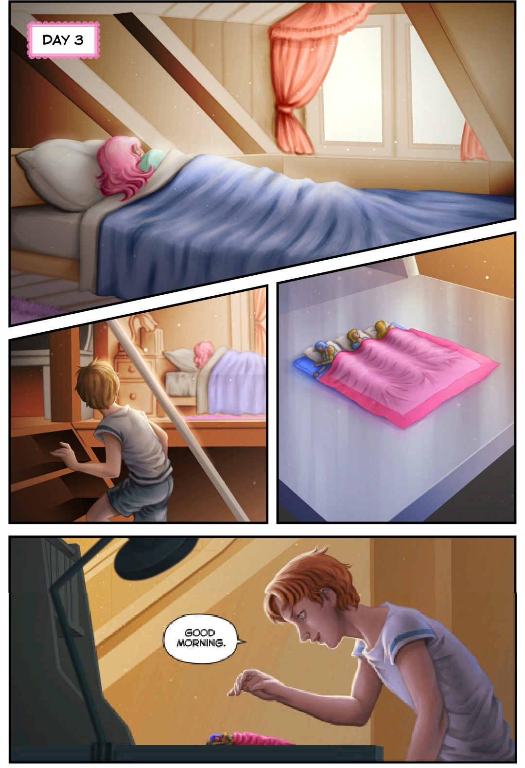 Mercurius Comixxx  The Senshi Dolls #4 - Caretaking page 3 full