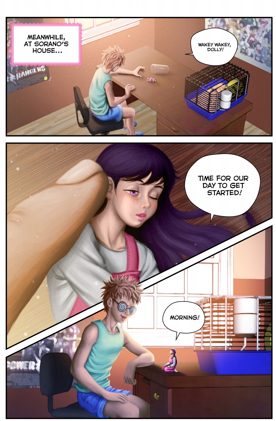 Mercurius Comixxx  The Senshi Dolls #4 - Caretaking page 8 full
