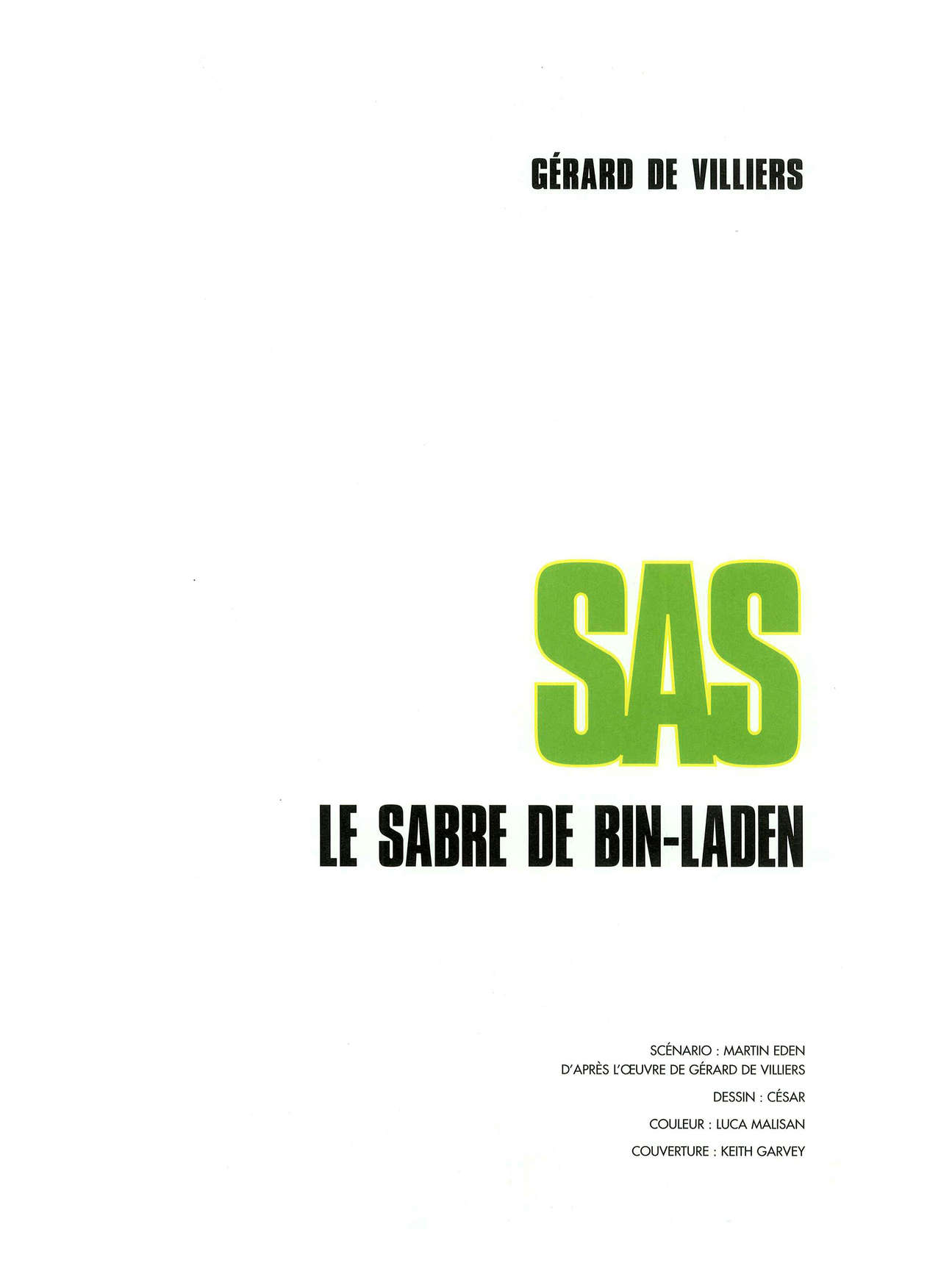 S.A.S. - T02 - Le Sabre de Bin-Laden page 3 full