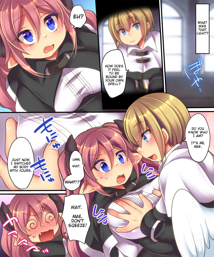 Soshite Tenshi-kun to Succubus-chan wa Irekawaru | Angel-kun and Succubus-chan are Swapped page 3 full