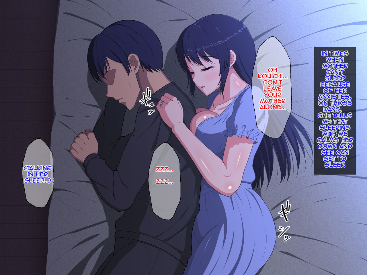 Sabishigari Bijin Haha wa Musuko to no Aiyoku Sex ni Oboreru | Lonely Beautiful Mother Drowns in Lustful Sex With Her Son page 7 full