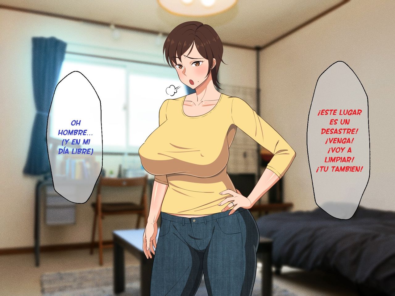 Okoru to Kowai Kaa-san dakedo Aegigoe wa Kawaii page 6 full