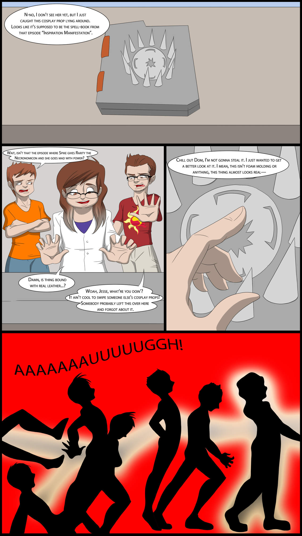 TFSubmissions - Mane Attraction MtF transformation comic page 2 full