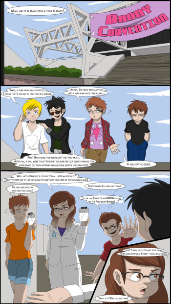 TFSubmissions - Mane Attraction MtF transformation comic cover