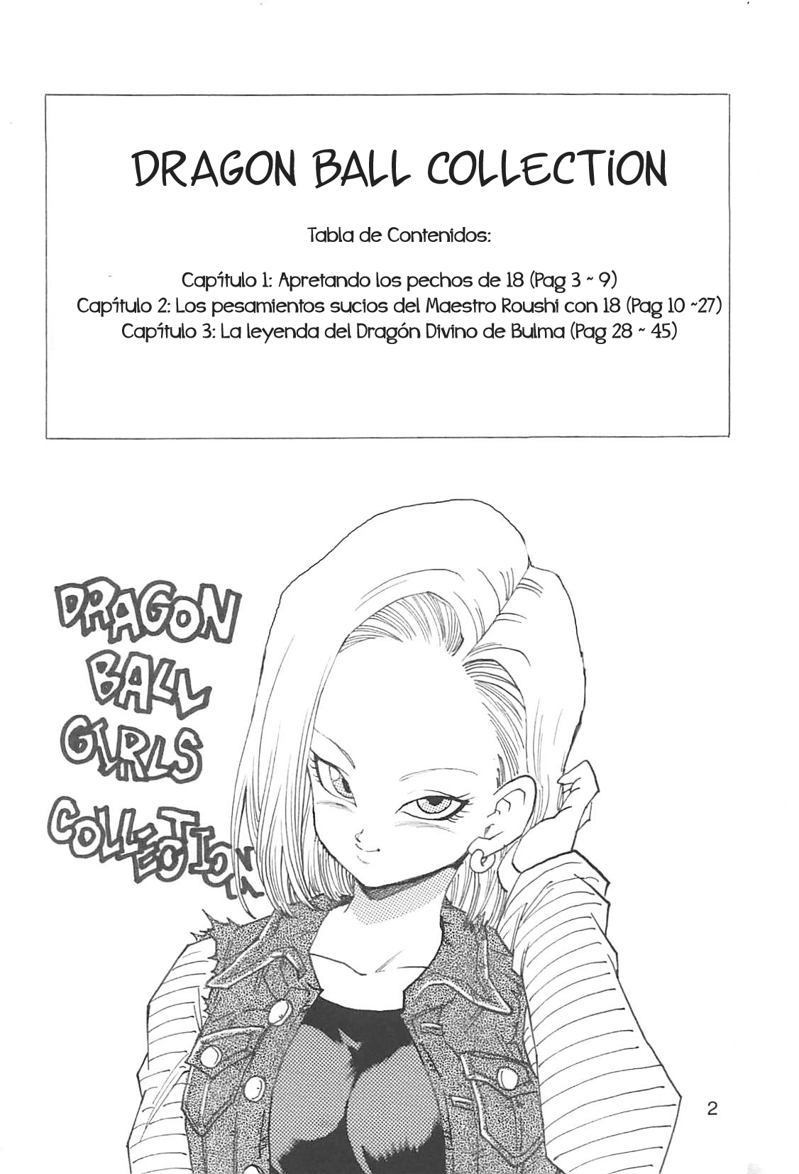 Dragon Ball Girls Collection 1 Fukkokuban page 3 full