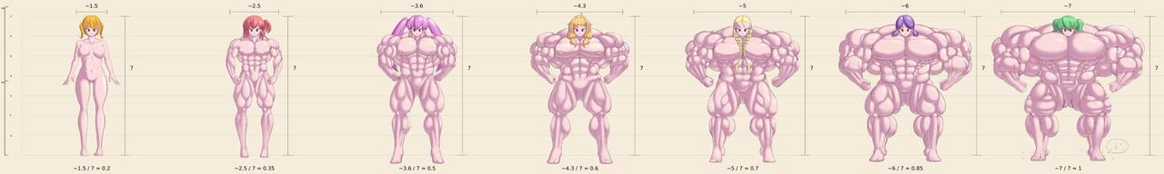 Extreme muscle girls artist nkhailhna page 4 full
