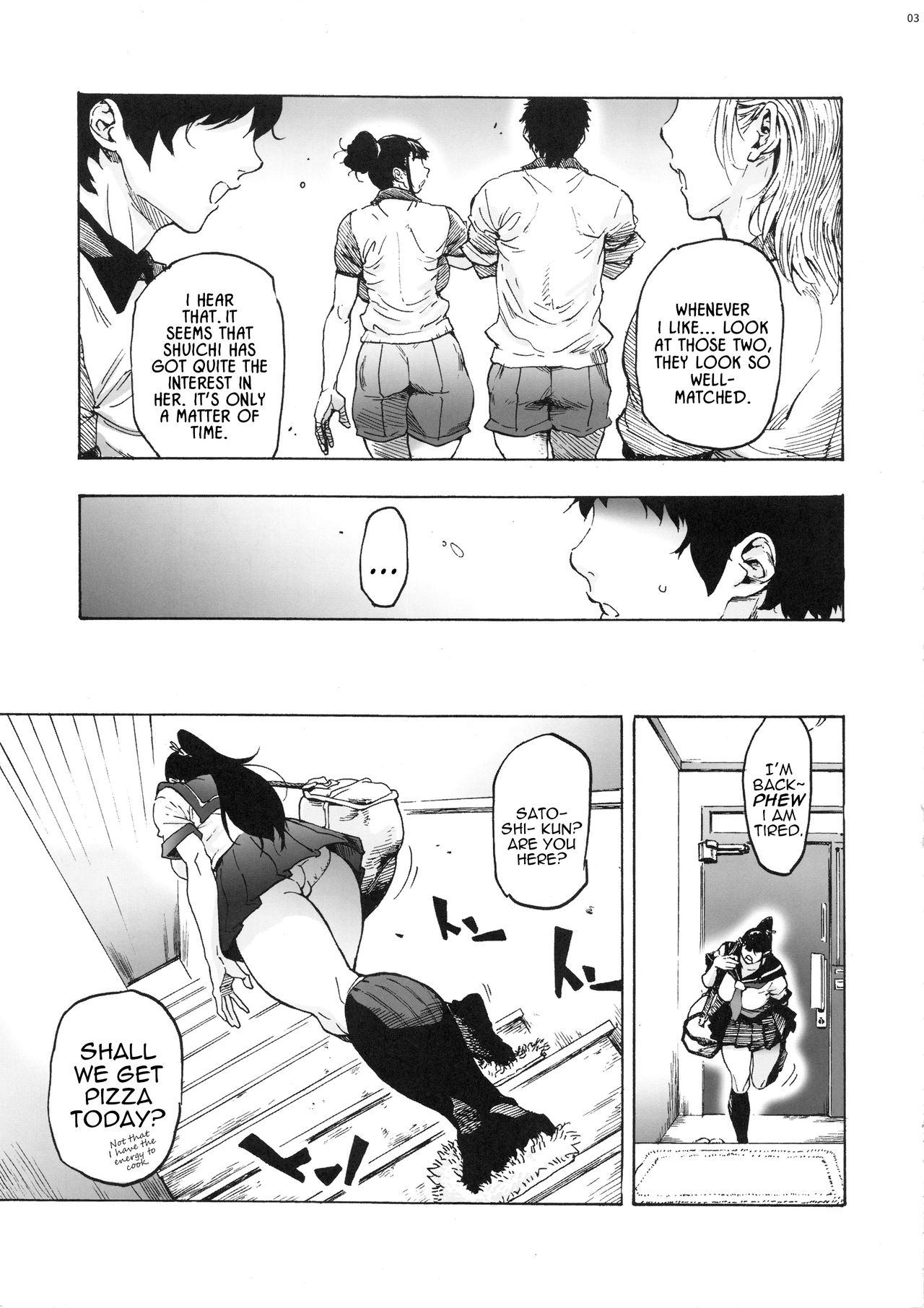 Aki-nee to... JK Ponyta 2 | With Aki-Nee... Ponytailed High School Girl 2 page 4 full