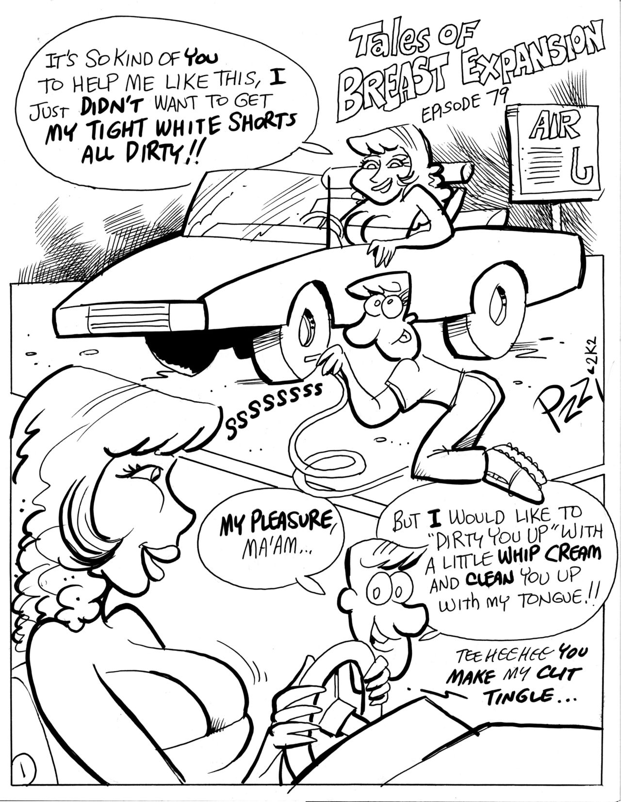 “Boob Revenge” 4 page  &amp; “Tire Pump” 4 page page 5 full