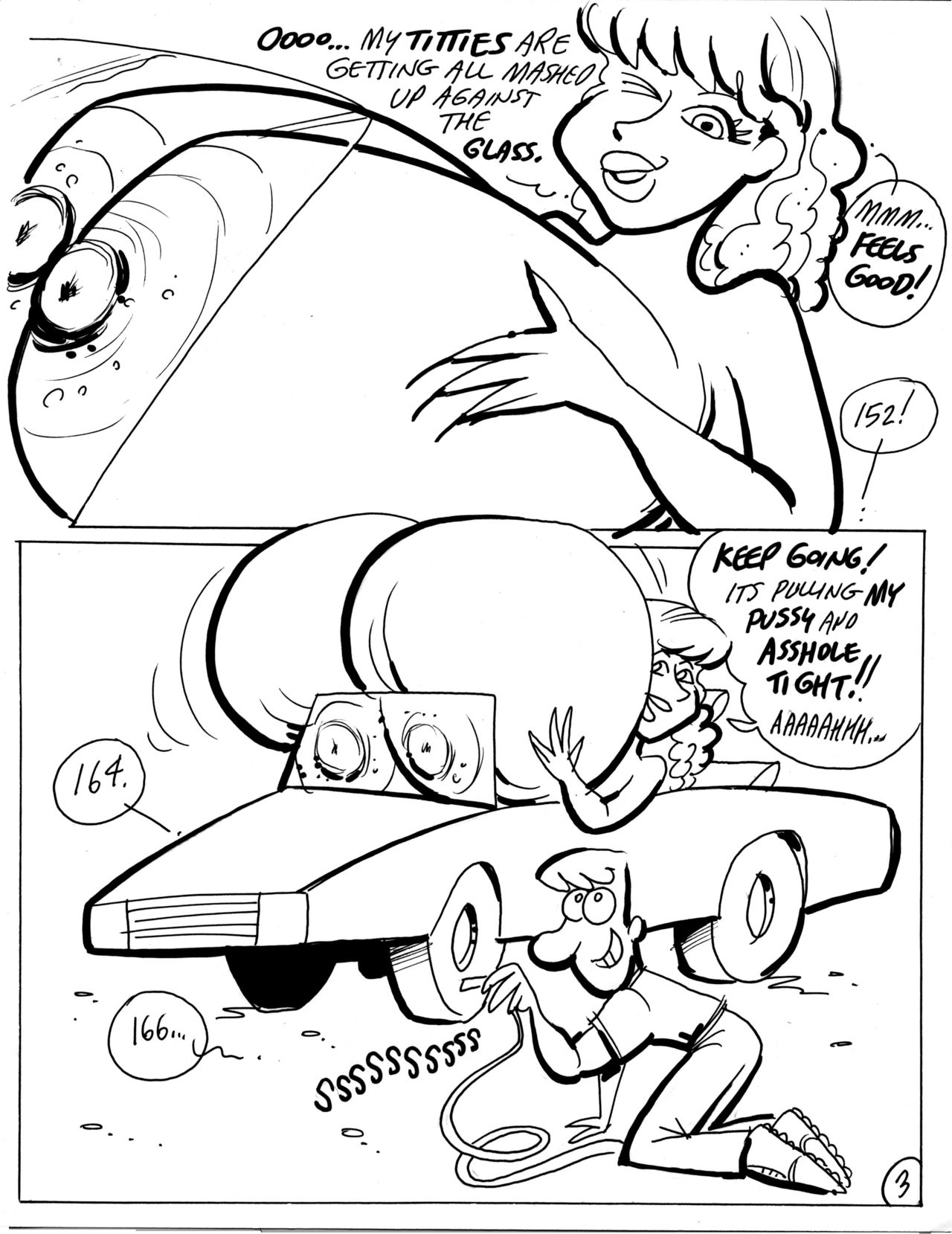 “Boob Revenge” 4 page  &amp; “Tire Pump” 4 page page 7 full