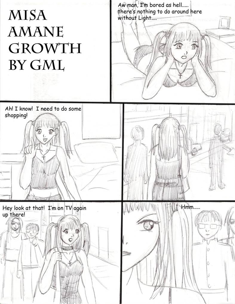 Misa Amane Growth 1 &amp; 2 page 1 full