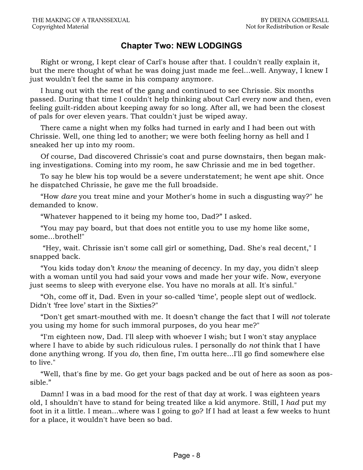 Sandy Thomas - Making of a Transsexual page 9 full