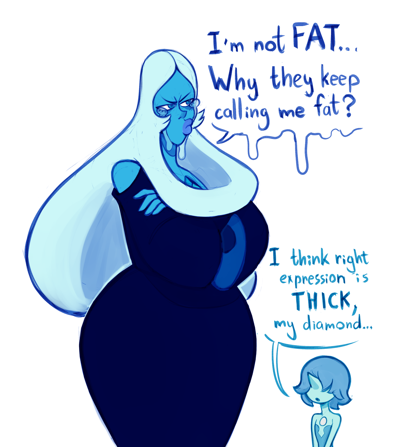 Her Clarity Blue Diamond's Mega File page 1 full