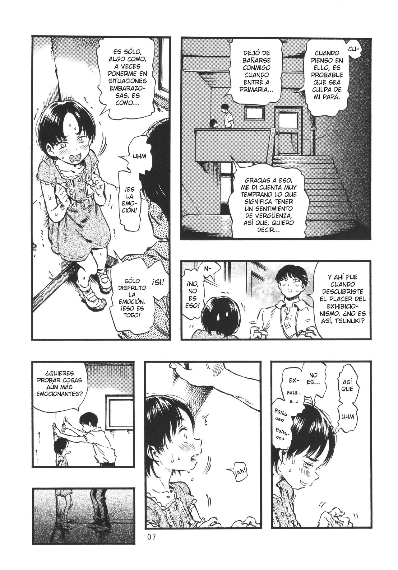 Roshutsu Joshi | La chica exhibicionista page 6 full