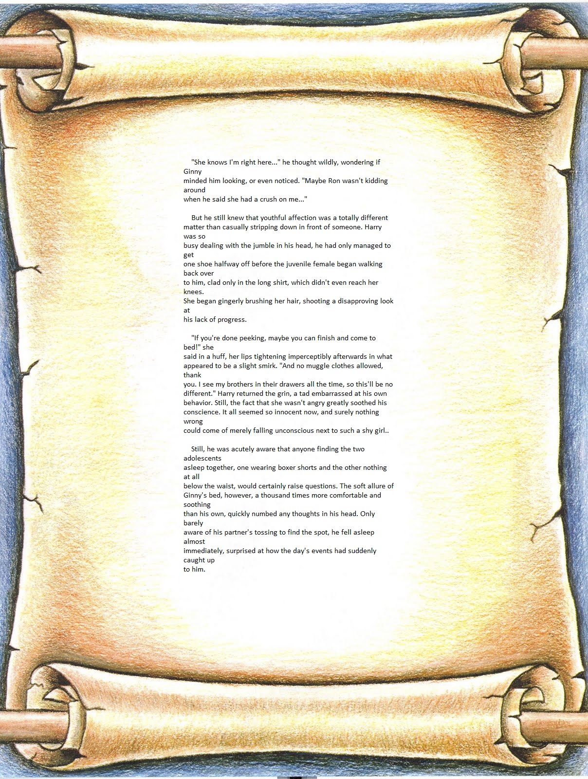 Harry Potter - Ginny's Burrow page 3 full