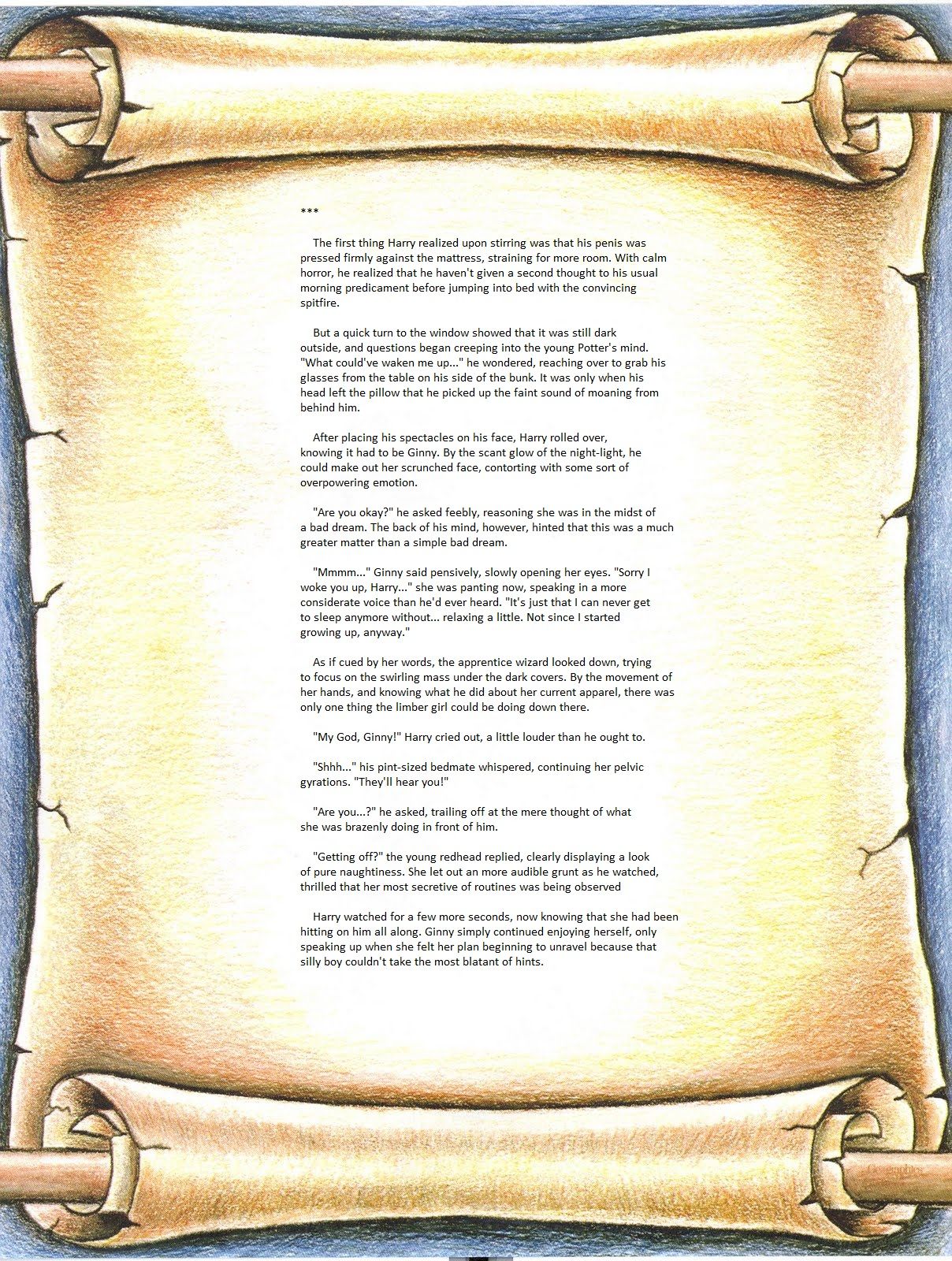 Harry Potter - Ginny's Burrow page 4 full
