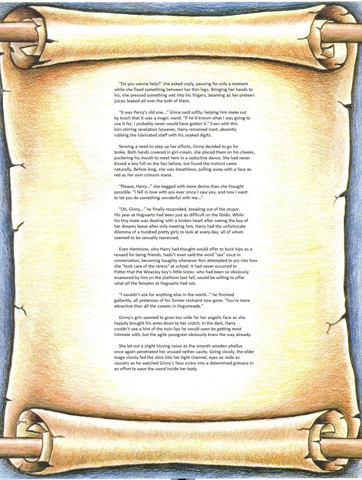 Harry Potter - Ginny's Burrow page 5 full