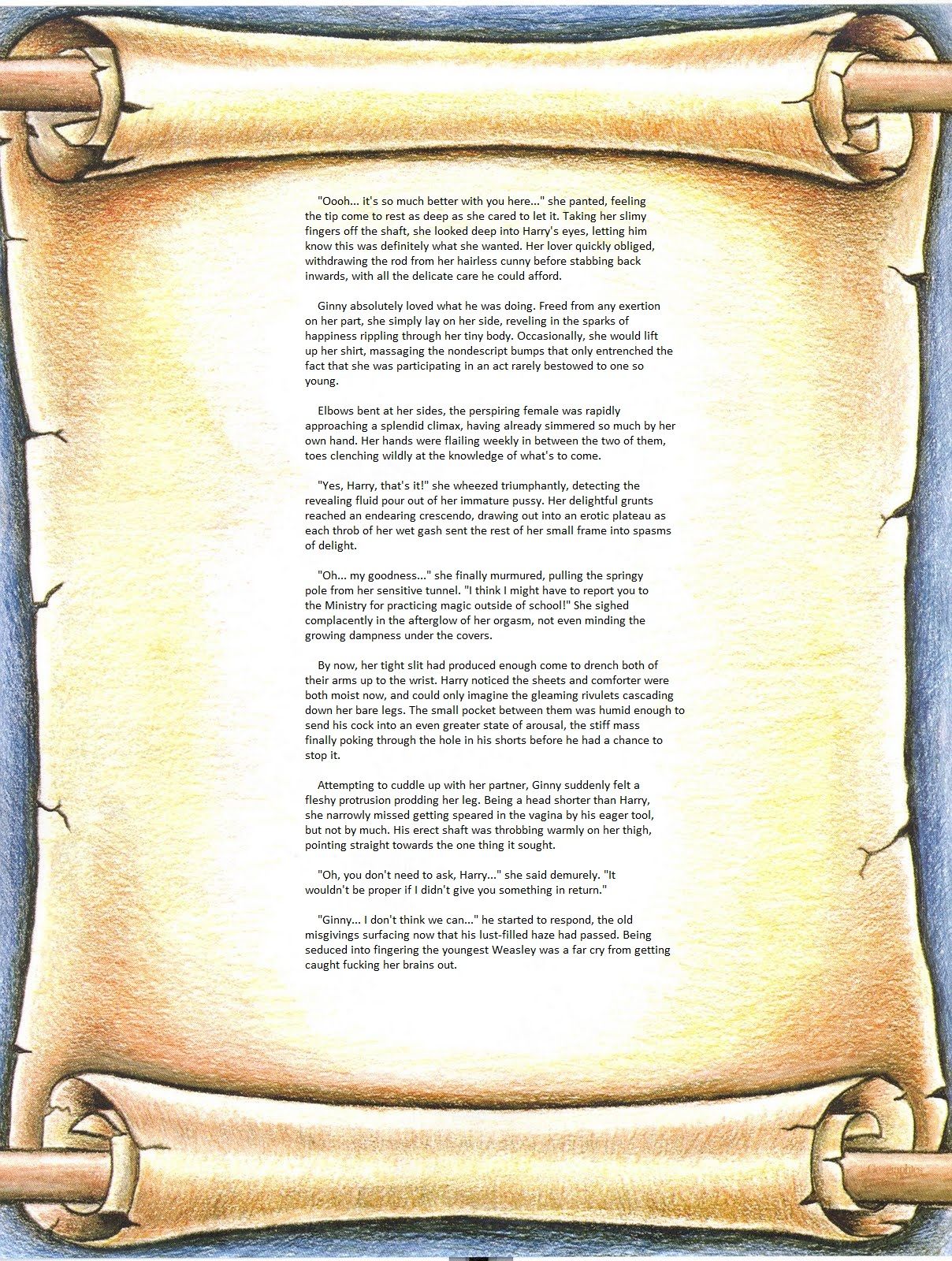Harry Potter - Ginny's Burrow page 6 full