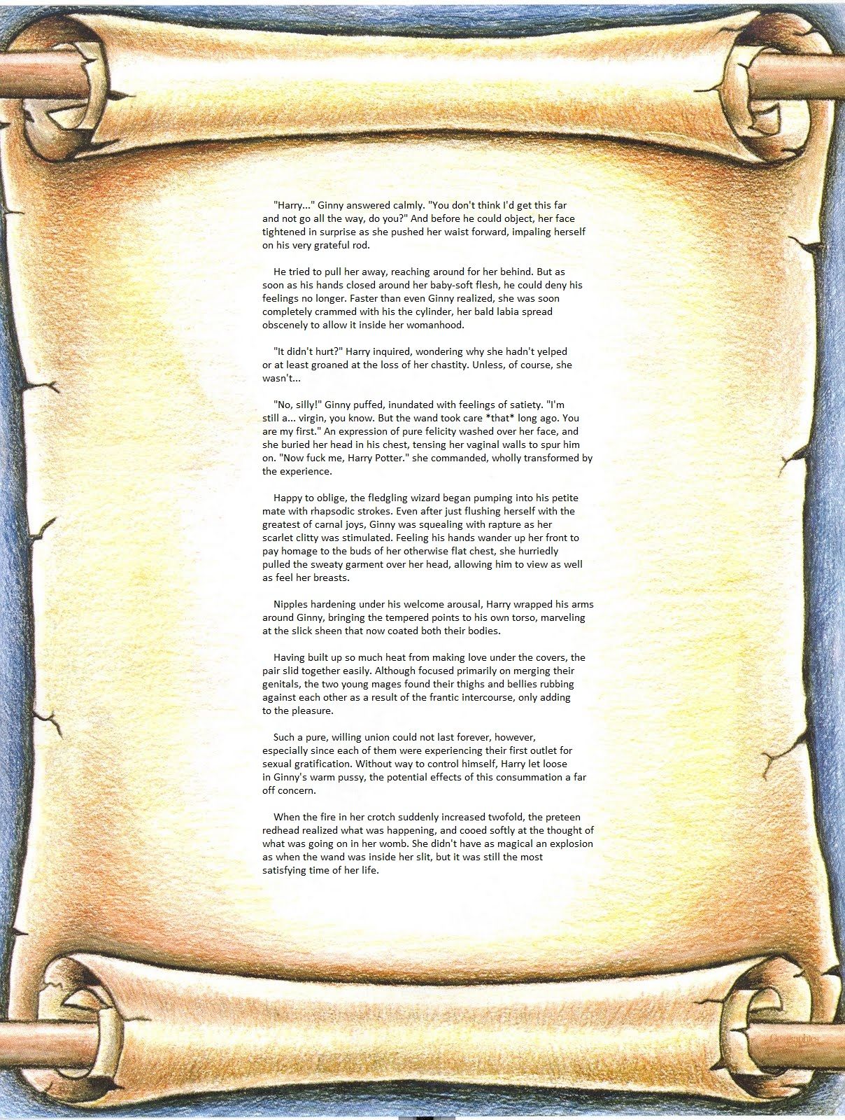 Harry Potter - Ginny's Burrow page 7 full