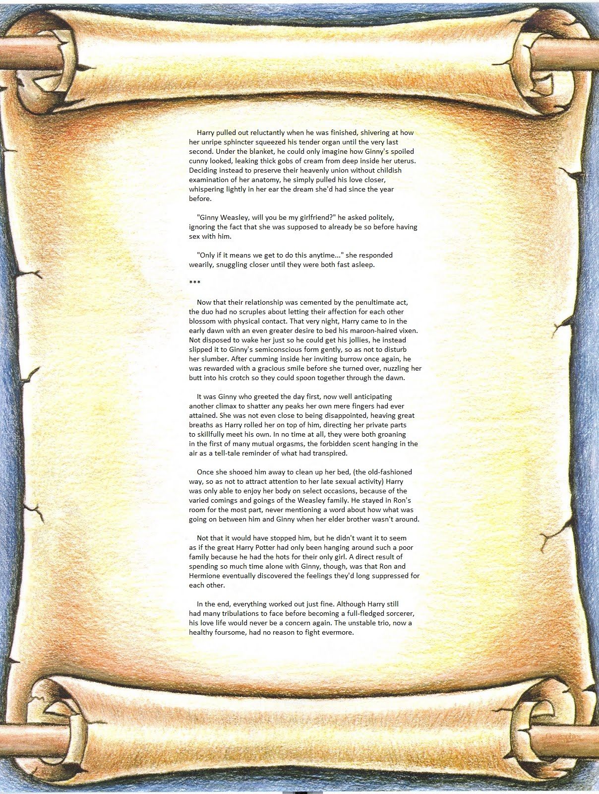 Harry Potter - Ginny's Burrow page 8 full