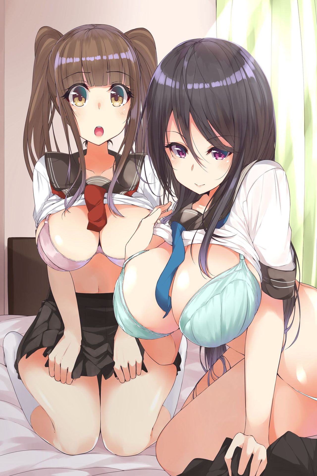 Senpai to Watashi ~ Bijin na Senpai to Tsundere Osananajimi ni Gouin ni Yararechaimashita. | 선배와 나 ~ 미인 선배와 츤데레 소꿉친구한테 강제로 섹스당했습니다. page 2 full