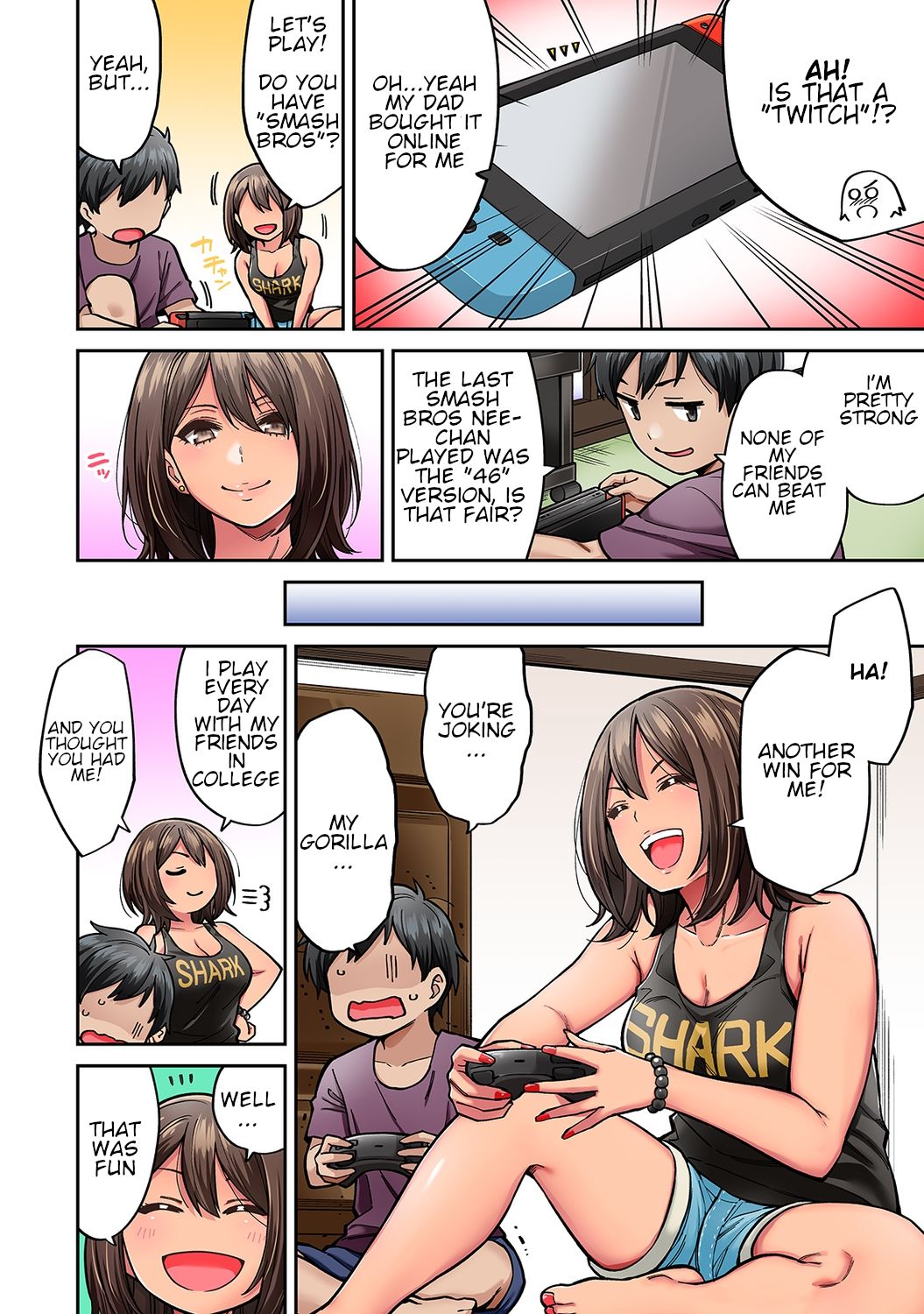 Akogare no Nee-chan ga Gal ni Natte Kaette Kita Natsuyasumi Ch. 2 page 3 full