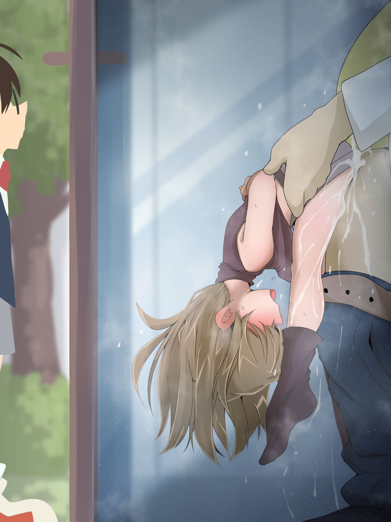 Sekkaku Tomodachi ga Mukae ni Kitekureta noni Dousuru koto mo Dekizu Gakkou ni Chikoku suru shikanai Seishori Onaho Haibara Ai page 2 full