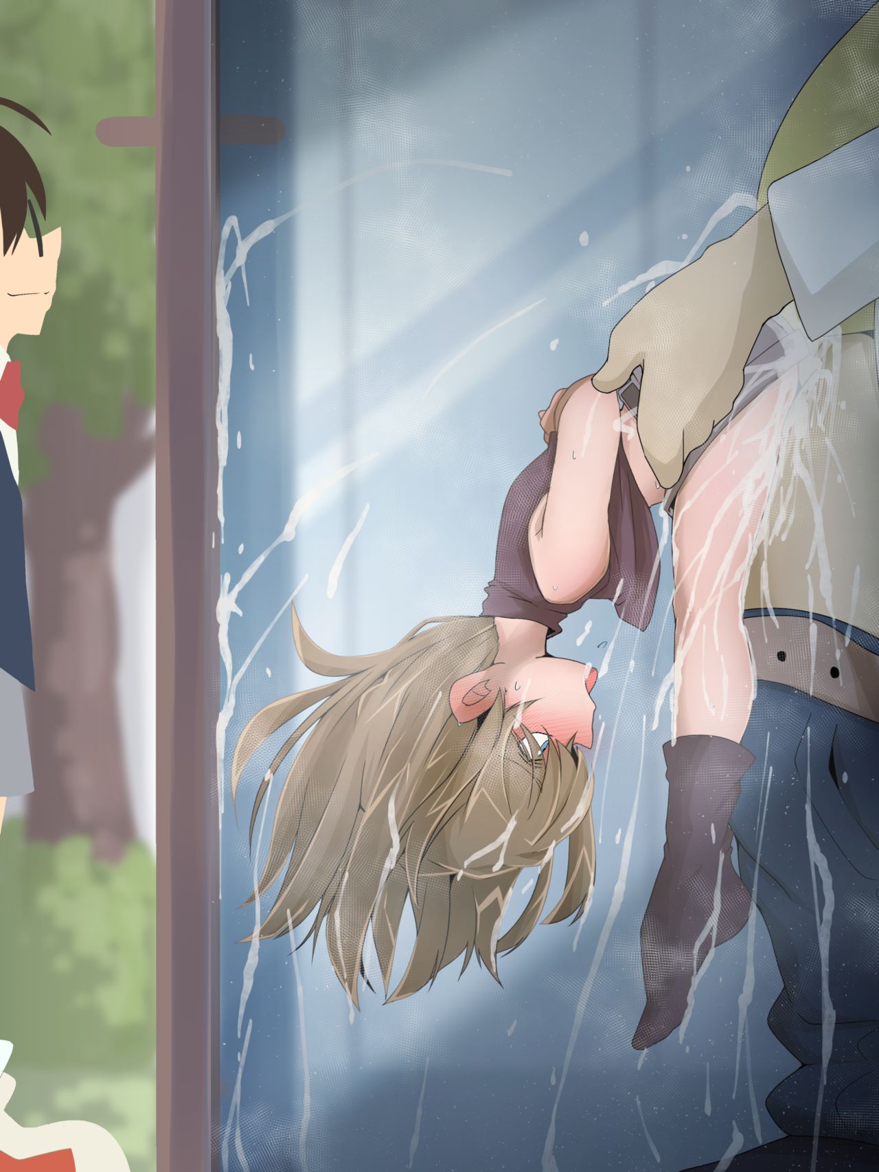 Sekkaku Tomodachi ga Mukae ni Kitekureta noni Dousuru koto mo Dekizu Gakkou ni Chikoku suru shikanai Seishori Onaho Haibara Ai page 8 full