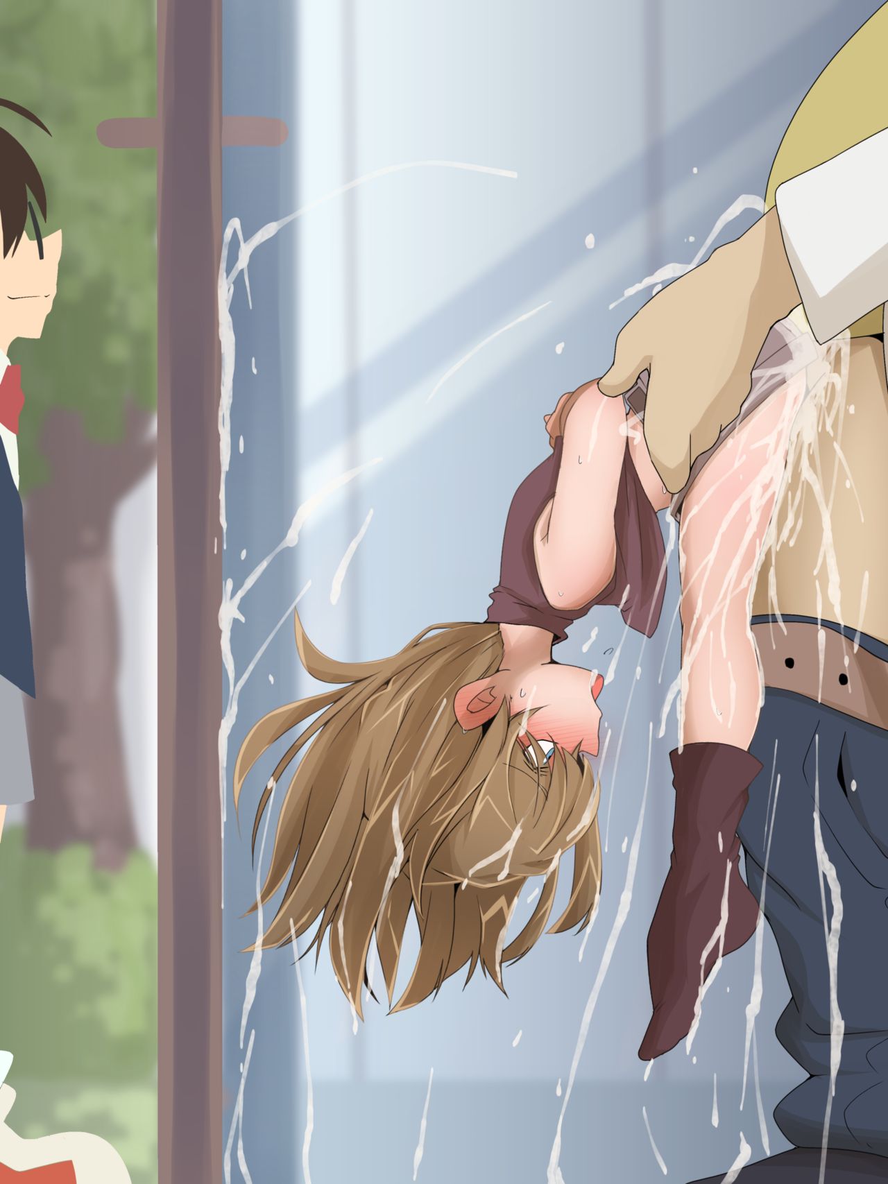 Sekkaku Tomodachi ga Mukae ni Kitekureta noni Dousuru koto mo Dekizu Gakkou ni Chikoku suru shikanai Seishori Onaho Haibara Ai page 9 full