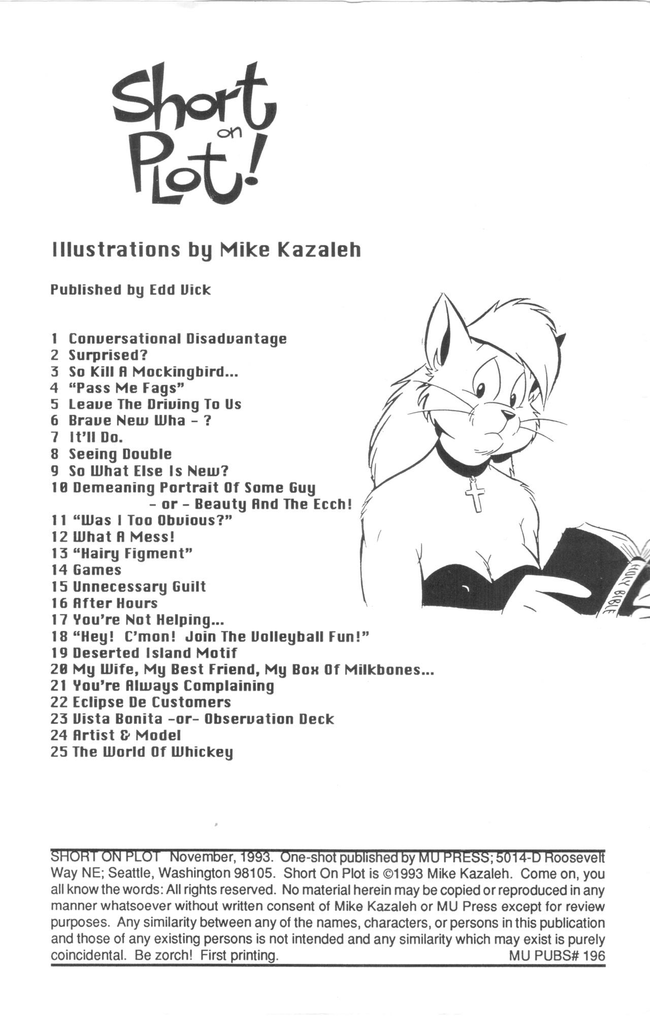 Mike Kazaleh - Short on Plot page 2 full