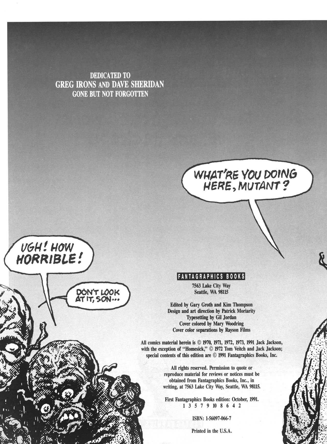 Optimism of Youth - The Underground Work of Jack Jackson page 6 full