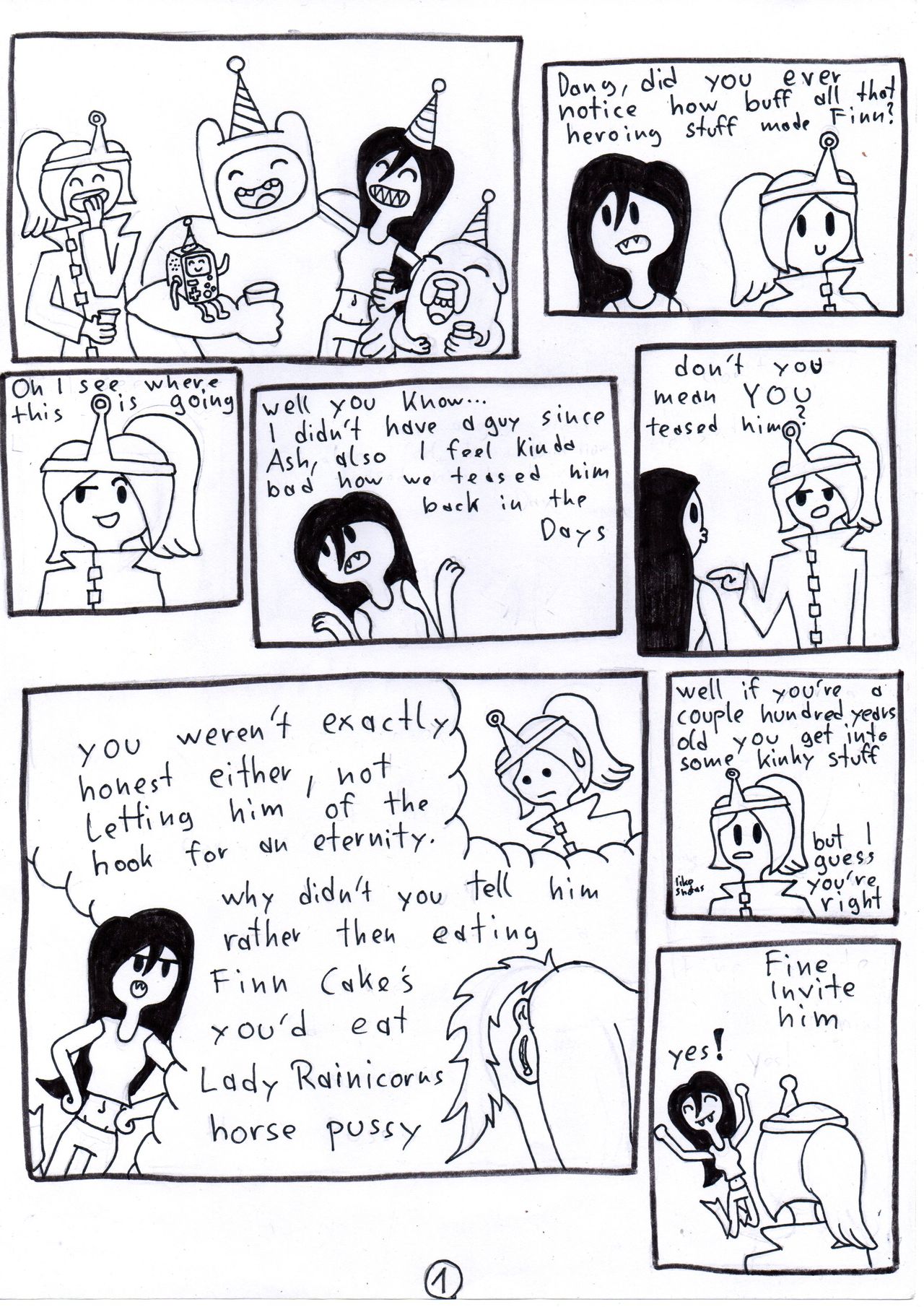 Adventure Time//with Marceline and Bubblegum page 2 full