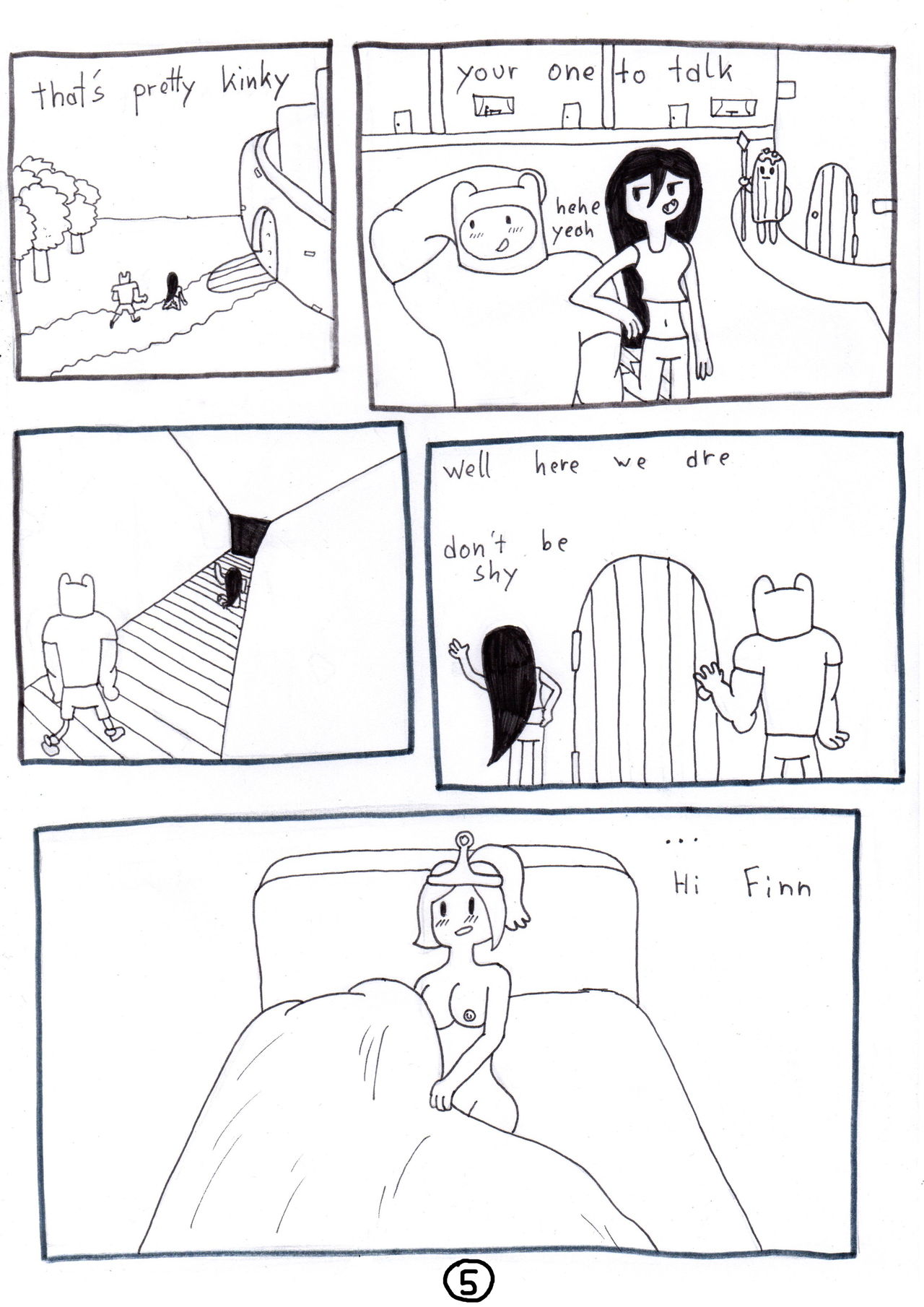 Adventure Time//with Marceline and Bubblegum page 6 full