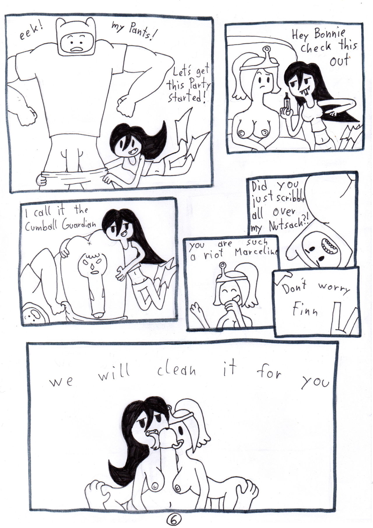 Adventure Time//with Marceline and Bubblegum page 7 full