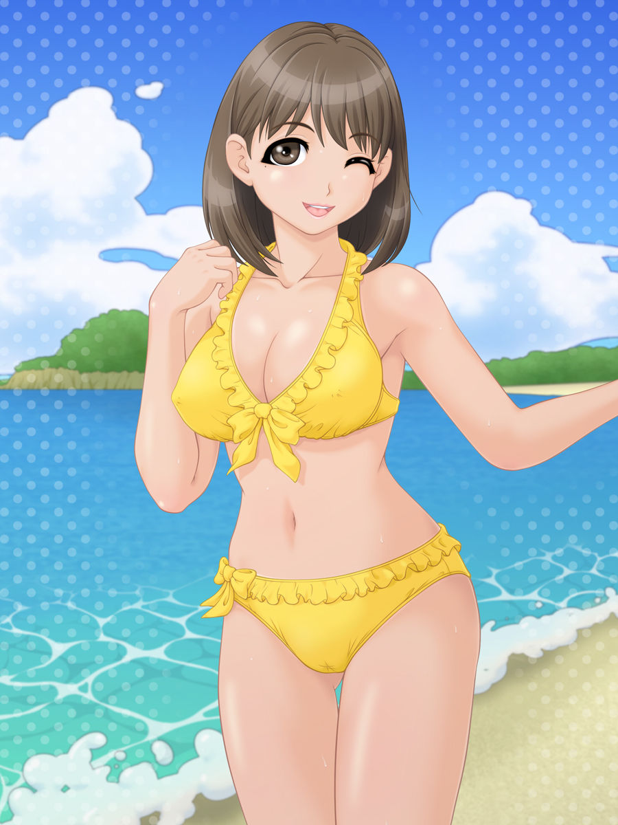 NeNe Beach - Toshiue Kanojo to Hamabe de Supponpon CG-Shuu page 9 full