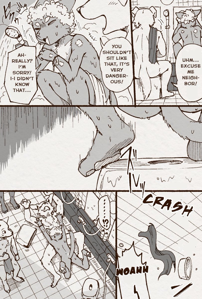 Aoniya &amp; Kaneinu's public bathhouse diary page 5 full