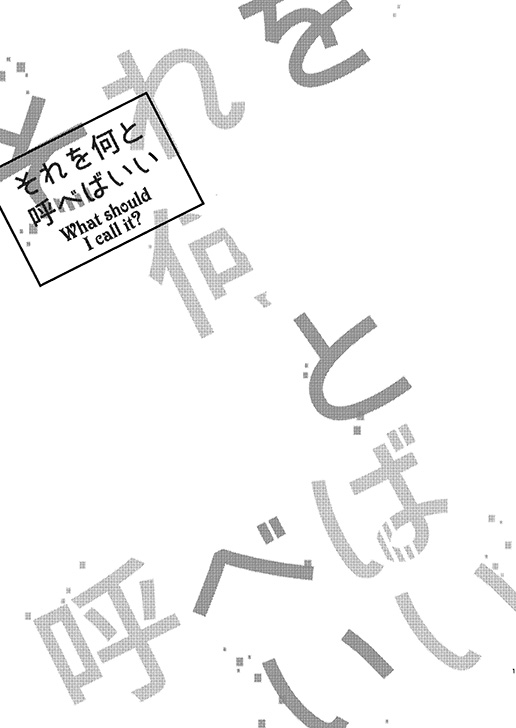 Sore o Nanto Yobebaii - What should I call it? page 2 full