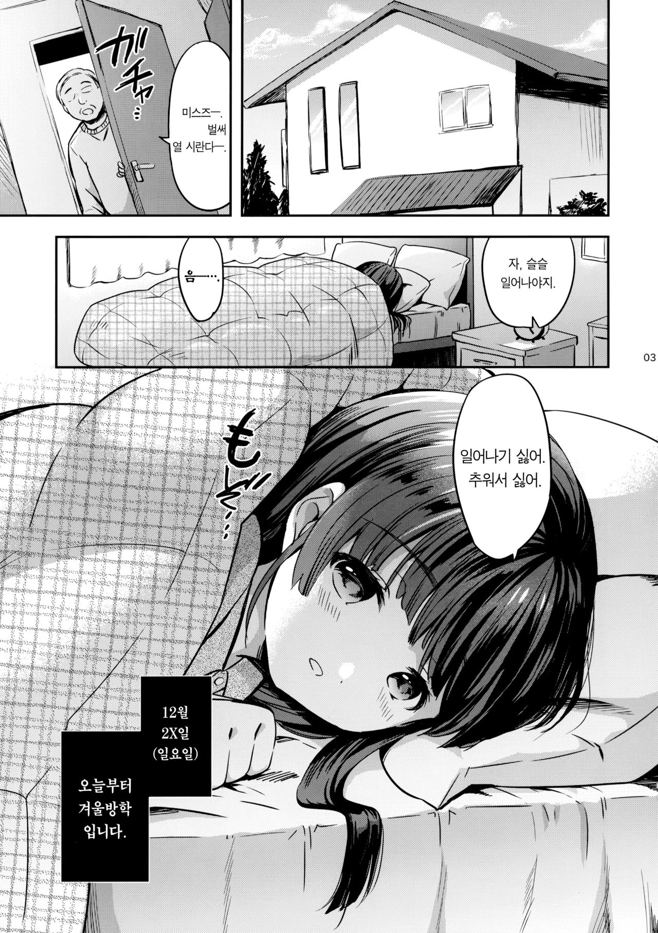 Misuzu-chan no Fuyuyasumi Nikkichou -Kahitsuban- | 미스즈의 겨울방학 일기장 -가필판- page 3 full