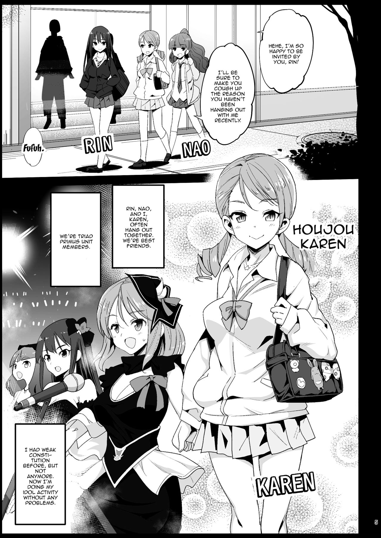 Hojo Karen, Ochiru ~Ossan ga Idol to Enkou Sex~ page 4 full