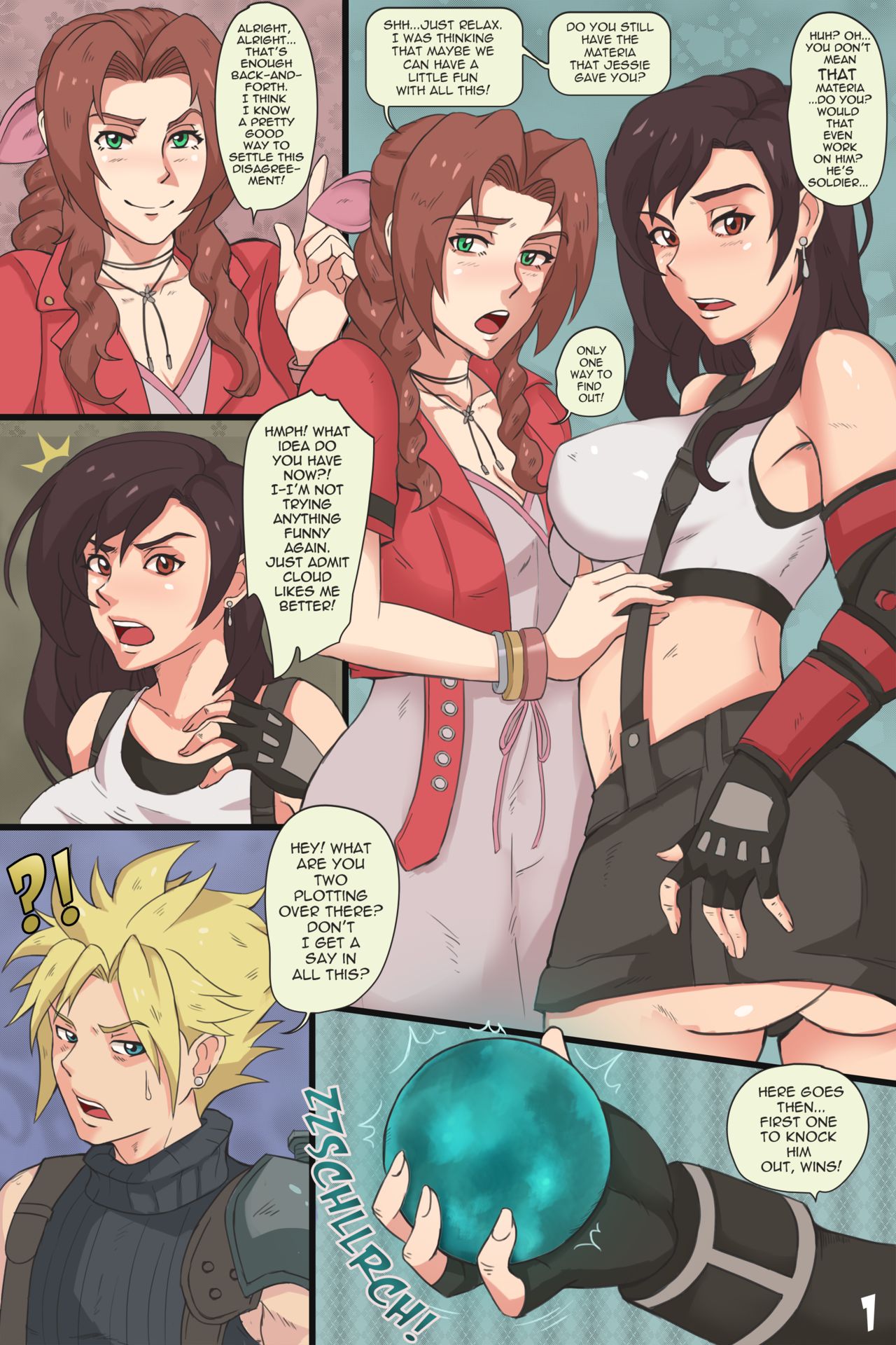FF7 Doujinshi page 1 full