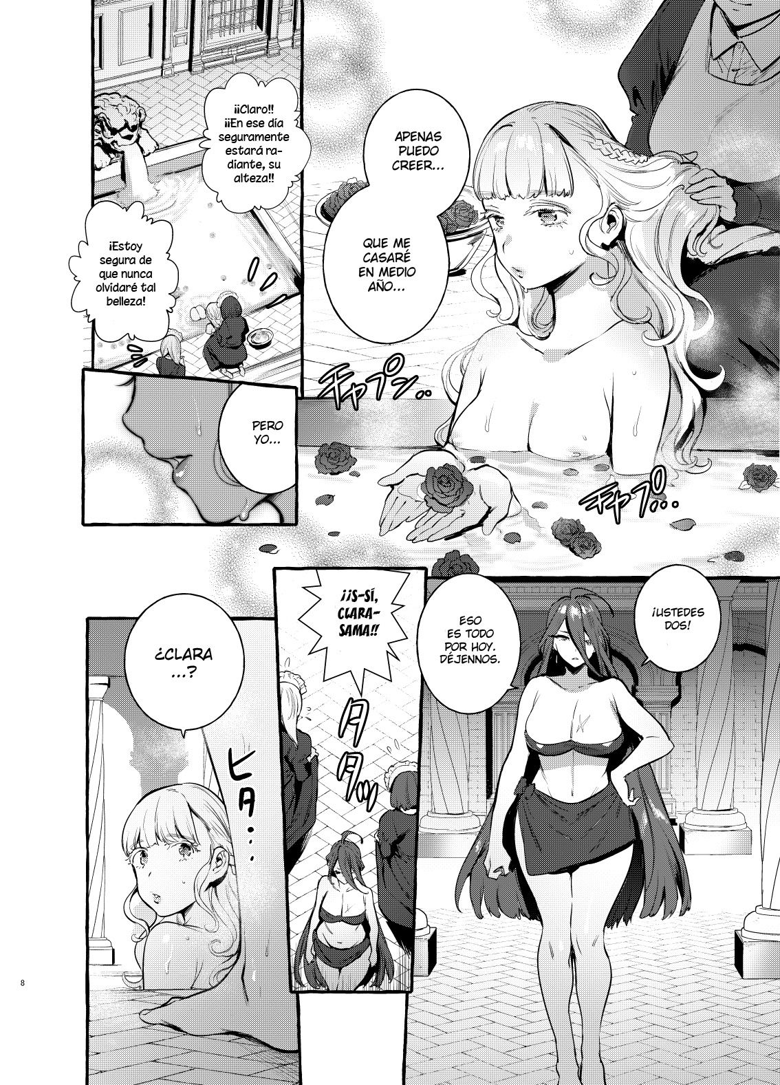 Ochinpo Onna Knight to Shojo Hime | La princesa y la mujer caballero del pene page 10 full