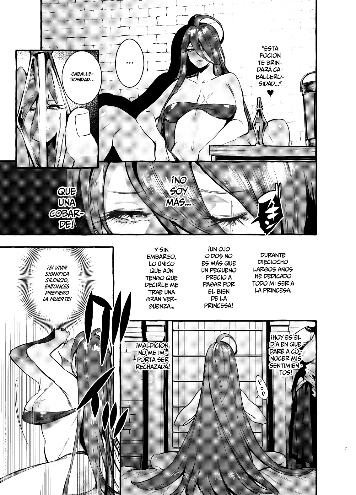 Ochinpo Onna Knight to Shojo Hime | La princesa y la mujer caballero del pene page 9 full