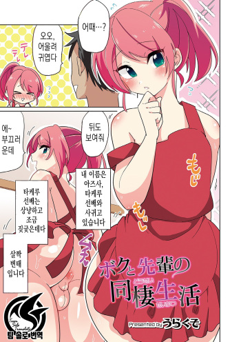 Boku to Senpai no Dousei Seikatsu | 나와 선배의 동거 생활 cover