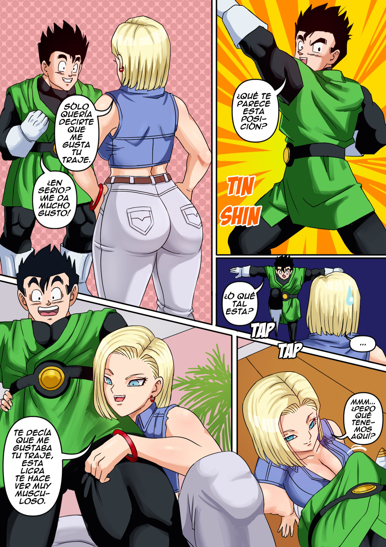 Androide 18 y Gohan page 6 full