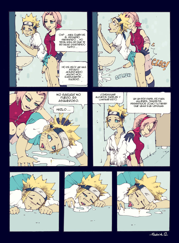 Naruto and Futa!Sakura Comic page 4 full