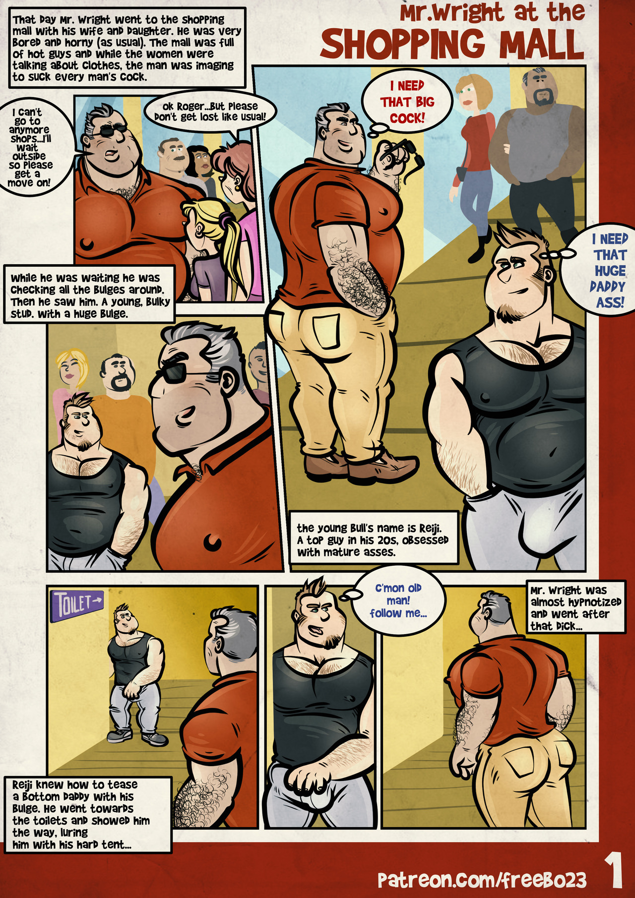 Mr. Wright at the Shopping Mall page 1 full