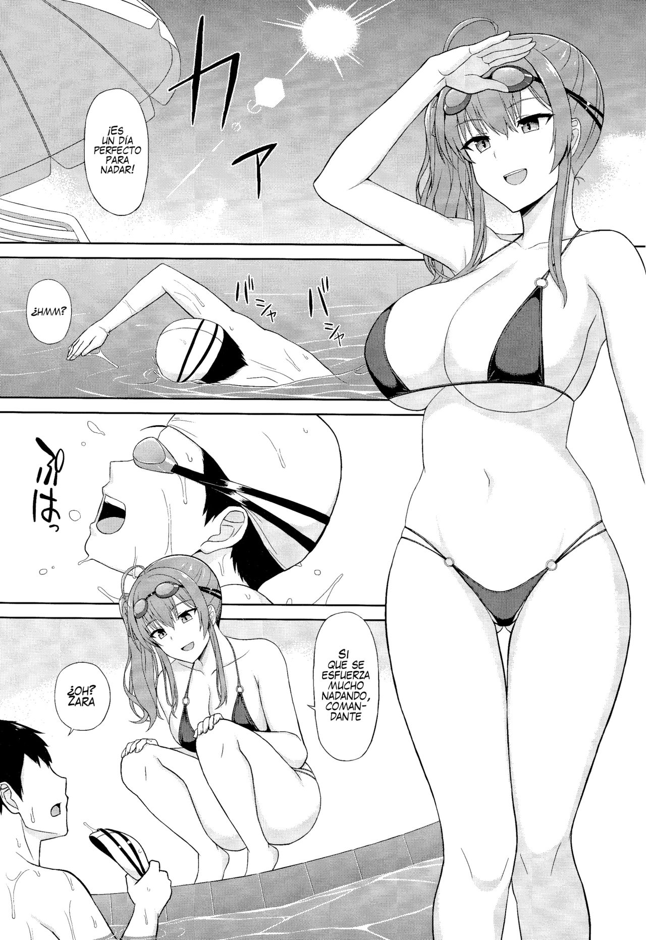 Zara to Miwaku no Poolside page 2 full