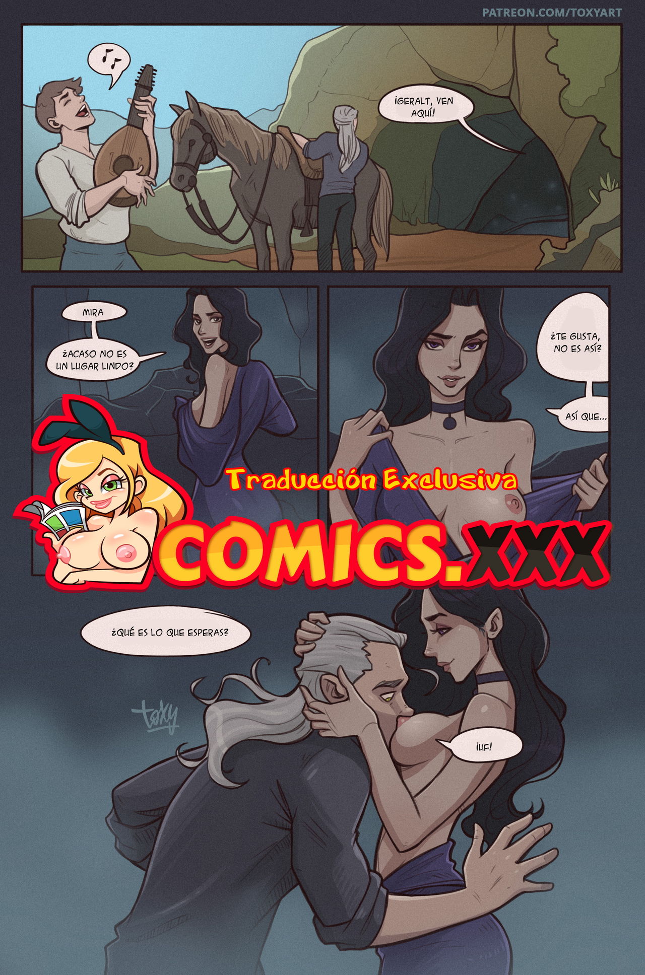 The Witcher Inside The Cave -  - page 1 full