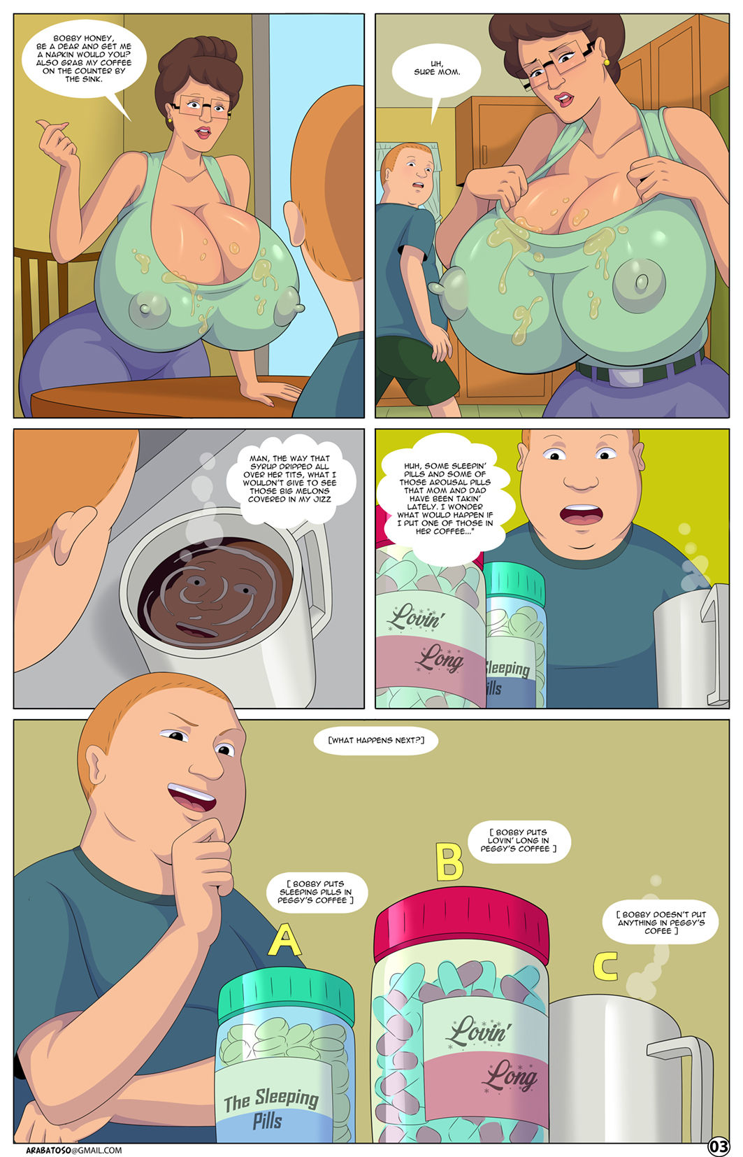 King of the Hill CYOA page 4 full